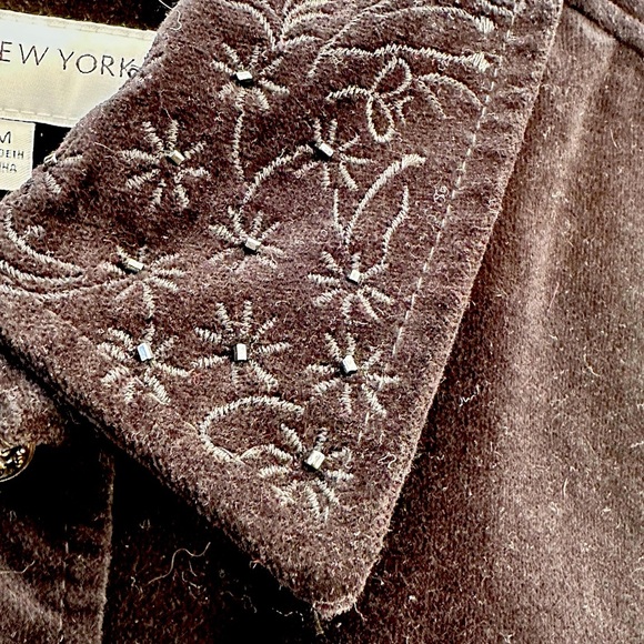 jones NY Velvet Jacket color is Black NWT - Picture 4 of 8